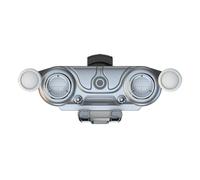 Soporte para teléfono con salida de aire para automóvil, soporte universal para teléfono con gravedad y rotación de 360°, soporte estable antideslizante para teléfonos de 4,7 a 7 p (Blanca)