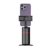 Soporte para teléfono con Seguimiento automático: Soporte para trípode para teléfono Celular Recargable Giratorio Ajustable de 360 Grados, Soporte para teléfono Celular con batería de 12