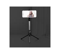 Soporte para teléfono con trípode Bluetooth para selfies y transmisión en vivo (negro): Regalo sorpresa negro