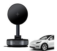 Soporte para teléfono con ventosa magnética al vacío: soporte de navegación retráctil con ventosa fuerte, giratorio de 360 grados | Soporte de teléfono inteligente ajustable moderno para ducha