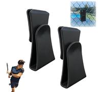 Soporte para teléfono con vista de raqueta, nunca te pierdas tu momento ganador, soportes portátiles flexibles para redes de tenis fijas, soporte ajustable y estable montado en la pared (2 pcs)