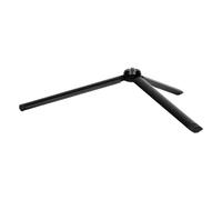 Soporte para teléfono de aleación de aluminio con tornillo de 1/4 pulgadas para estabilizador de cámara DSLR y monopié, color negro