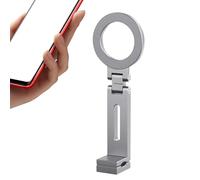 Soporte para teléfono de avión, soporte magnético plegable de 17 cm, soporte de clip portátil, soporte ajustable de 360 grados, soporte de ángulo para smartphone para avión, coche, oficina, escritorio