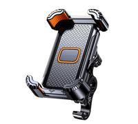 Soporte para teléfono de bicicleta | 12,5cm a prueba de golpes anti-vibración | Motocicleta Scooter Mount | Clip Handlebar para ciclismo moto Smartphone
