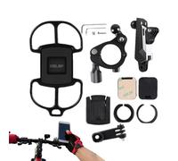 Soporte para Teléfono de Bicicleta Pinza Universal Ajustable Con Absorción | Sujetador Para Manillar Para Navegación GPS, y Grabar Video, Streaming En , Video Llamadas y Conducción