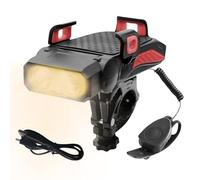 Soporte para Teléfono De Bicicleta | Soporte con Luz LED Antigolpes para Ciclismo,Farol Multifuncional para Viajes Y Acampada