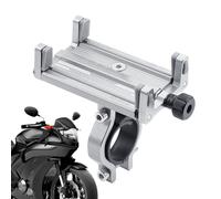 Soporte para teléfono de bicicleta, soporte giratorio de 360 grados con diseño de bloqueo de 4 garras, soporte seguro para smartphone, agarre antideslizante, soporte ajustable para ciclismo o