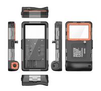 Soporte para teléfono de buceo: 5,4 x 7,8 cm, gran área de botones, carcasa de buceo profundo, funda protectora universal | Carcasa rígida de color sólido para deportes acuáticos, vacaciones en la