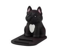 Soporte para teléfono de bulldog francés, cuna para teléfono celular, 2.4 x 3.54 pulgadas, bonito soporte de animales, de escritorio de escritorio, divertida pantalla de smartphone para