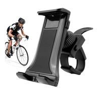 Soporte para teléfono de ciclismo indoor - Soporte para manillar de gimnasio, soporte para tableta ajustable con rotación de 360 grados | para ejercicios de entrenamiento Spin Bike Bicicleta estática