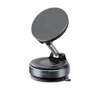 Soporte para teléfono de coche, carga rápida, plegable, soporte magnético ajustable al vacío, para SUV, RV, camión, sedán, salpicadero, parabrisas, viajes, espejo de escritorio