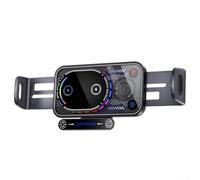 Soporte para teléfono de coche con cargador inalámbrico de 15 W para Samsung Z Fold Flip - Soporte de sujeción automática para rejilla de ventilación de aire, parabrisas, carga rápida, ángulo flexible