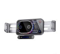 Soporte para teléfono de coche con cargador inalámbrico de 15 W para Samsung Z Fold Flip - Soporte de sujeción automática para rejilla de ventilación de aire, parabrisas, carga rápida, ángulo flexible