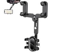 Soporte para teléfono de coche Rearview - 360° giratorio para móvil, diseño antisacudidas estable con fácil ajuste | Practical Automobile Accessory For Video Recording Driving Record Hands Free