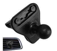 Soporte para teléfono de coche, reemplazo de soporte de bola, adaptador de clip de ventilación, bloqueo de gancho resistente, junta universal de cuna para salpicadero, accesorio de salida, soportes de
