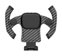 Soporte para teléfono de coche, retráctil Cradle, Steering Wheel Design Mount, 4,72 x 3,35 x 3,74 pulgadas, Air Vent Clip Rack, Smartphone Support Support for Automotive, Truck, Sedán, RV, Pickup