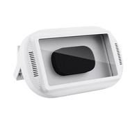 Soporte para teléfono de ducha, 4.84 x 1.89 x 9.06 pulgadas, soporte impermeable para teléfono de ducha, soporte de succión para pared, rotación ajustable antivaho de 360° para baño, cocina