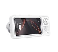 Soporte para teléfono de ducha impermeable con altavoz Bluetooth, soporte de teléfono IP67 para ducha, pantalla táctil HD antivaho, montaje en pared, rotación de 360°, llamadas manos libres, se adapta