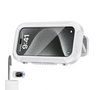 Soporte para teléfono de Ducha Resistente al Agua - Soporte para teléfono de Ducha Resistente al Agua, de Ducha giratoria de 360 °, Soporte de Pared retráctil sin punzón baño