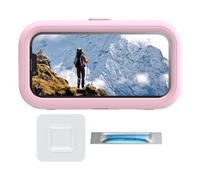 Soporte para teléfono de ducha, soporte impermeable para baño, pantalla táctil, ajustable de 360 grados, antivaho, para el hogar, baño, piscina, bañera, teléfonos celulares de 7 pulgadas, mujeres y