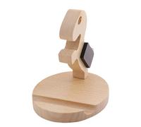 Soporte para teléfono de escritorio | Caballo antideslizante de madera para casa - Soporte de teléfono ajustable - Para videollamadas, grabación Streaming Live Studio Salón Cocina Baño