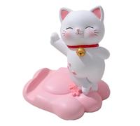 Soporte para teléfono de escritorio para gatos, bonito soporte para smartphone, soporte antideslizante para tableta, diseño clásico moderno de larga duración, antideslizante, para decoración de