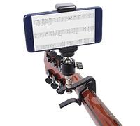 Soporte para teléfono de guitarra | Soporte para teléfono para guitarra eléctrica o acústica, soporte para cejilla de guitarra para smartphone, accesorios de guitarra para transmisión en vivo Zorq