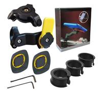 Soporte para teléfono de moto, amortiguador de vibración, compatible con smartphones universales, para manillar de bicicleta, patinette, quad, scooter, Twist & Lock