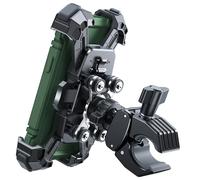 Soporte para Teléfono de Motocicleta -[Amortiguador de Vibraciones Doble] [Compatible con Teléfonos Grandes de 7.2''] Soporte para Teléfono de Bicicleta/Motocicleta Negro