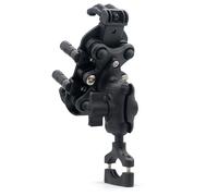 Soporte para teléfono de motocicleta con amortiguador de vibraciones, manejo con una sola mano para manillar de motocicleta, bicicleta, scooter, ATV