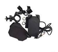 Soporte para teléfono de motocicleta, fácil operación con una sola mano, ángulo de visión ajustable para navegación en motocicletas y bicicletas eléctricas