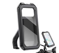Soporte para teléfono de motocicleta impermeable | Soporte universal de rotación de 360° para teléfono de bicicleta | Soporte Phoone ultra estable mejorado | Soporte ajustable para teléfonos
