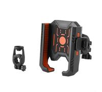 Soporte para teléfono de motocicleta para manillar de bicicleta, compatible con teléfonos de 4, 7 a 7 y 2 pulgadas, mecanismo y silicona que absorbe los golpes para una posición estable del teléfono