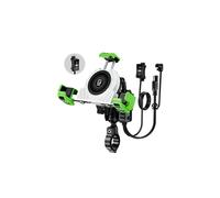 Soporte para teléfono de motocicleta - RNCYN - Universal - Manillar 22-32 mm - Ajustable - Resistente al agua - Amortiguador antivibración