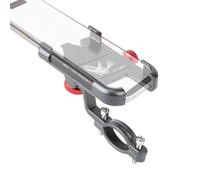 Soporte para teléfono de motocicleta, soporte para manillar de scooter, soporte giratorio de 360 grados, agarre seguro antideslizante, soporte de navegación mundial, para bicicleta de carretera