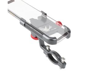 Soporte para teléfono de motocicleta, soporte para manillar de scooter, soporte giratorio de 360 grados, agarre seguro antideslizante, soporte de navegación mundial, para bicicleta de carretera