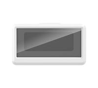 Soporte para teléfono de pared para baño - Anti Fog Waterproof Case, Sturdy Adhesive Mount Stand, Moisture Proof Touch Screen Box | Handy Mobile Organizer For Shower, Bathtub, Washroom, Sauna, Kitchen