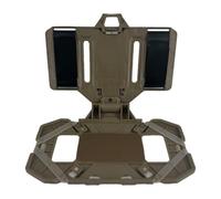 Soporte para teléfono de pecho | Soporte para teléfono de chaleco | Tabla de navegación plegable | Bolsa de teléfono para equipo de caza | Adorable soporte de placa para teléfono | Soporte portátil