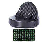 Soporte para teléfono de salpicadero para coche - Fijación de salpicadero de vehículo para portátil | Soporte vertical horizontal para navegación, conducción de seguridad rutas diarias