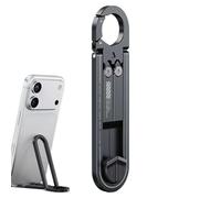 Soporte para teléfono de viaje, clip ajustable de liberación rápida para | Soporte para teléfono, soporte portátil para smartphone, soporte plegable compacto para escritorio para cocina en casa
