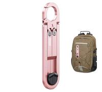 Soporte para teléfono de viaje, clip ajustable de liberación rápida para | Soporte para teléfono, soporte portátil para smartphone, soporte plegable compacto para escritorio para cocina en casa