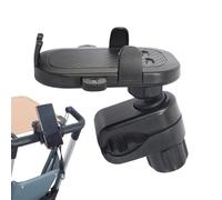 Soporte Para Teléfono En Carrito De Bebé - Abrazadera Flexible Para Teléfono Móvil En Scooter | Pinza Giratoria Para Manillar Que Sostiene Smartphone En Transporte Navegación Gimnasio Cinta Correr