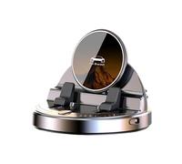 Soporte para Teléfono en Coche con Sensor Inteligente y Rotación 360° - Cargador Inalámbrico 15W Para Tablero Base Para Móvil - Soporte Tableta Viajes Desplazamientos Sedan Truck SUV Carretera Autopis