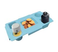 Soporte para Teléfono en Copa de Bolsa,Bandeja para Comida En Playa - Bandeja Divisora Impermeable para Pícnic Exterior Restaurante Playa Camping Hogar Viaje
