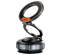 Soporte para teléfono en el coche, soporte magnético para salpicadero con base orientable, giratorio 360° y antivibración, para navegación en viajes por carretera