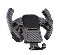 Soporte para Teléfono En Rejilla De Aire del Coche - Soporte Retráctil para Teléfono De Ventilación De Automóvil | Soporte para Smartphone En Forma De Volante para Coches Furgonetas Camionetas