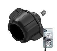 Soporte para teléfono giratorio de 360° - Soporte con articulación esférica para dispositivos móviles, soportes de refrigeración para disipación de calor, adaptador universal ligero