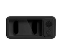Soporte para teléfono impermeable para ducha, soporte giratorio de 360 grados con altavoz, funda para teléfono de ducha | Soporte para teléfono de baño, resistente a la niebla, soporte seguro | Espejo