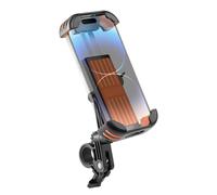 Soporte para teléfono inteligente para bicicleta, manillar para teléfono móvil, soporte para teléfono móvil, soporte para navegador seguro para moto, scooter, bicicletas de montaña