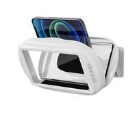 Soporte para teléfono montado en la Pared: Soporte Seguro para teléfono móvil con, Carcasa Protectora Transparente, Soporte Antideslizante Estable | Cómodo de observación de Medios de